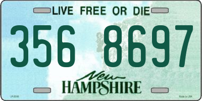 NH license plate 3568697