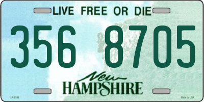 NH license plate 3568705