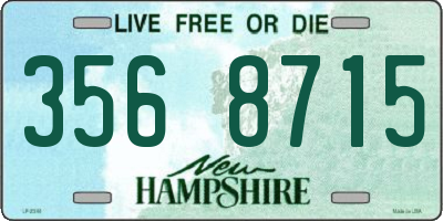 NH license plate 3568715