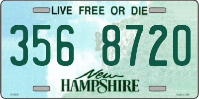 NH license plate 3568720