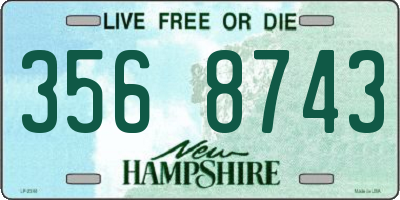 NH license plate 3568743