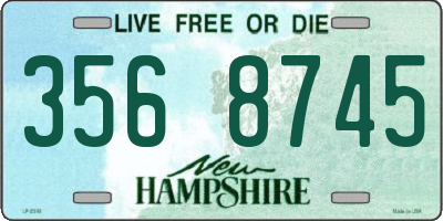 NH license plate 3568745
