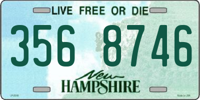NH license plate 3568746