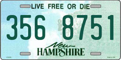 NH license plate 3568751