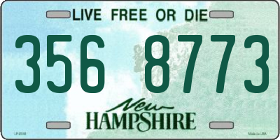 NH license plate 3568773