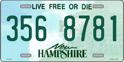 NH license plate 3568781