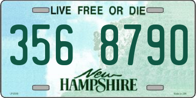 NH license plate 3568790