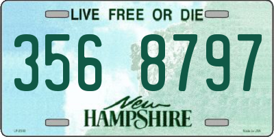 NH license plate 3568797