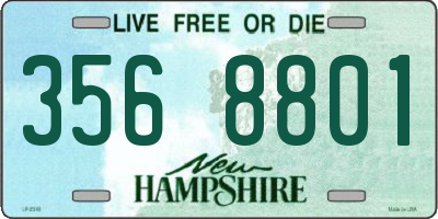 NH license plate 3568801