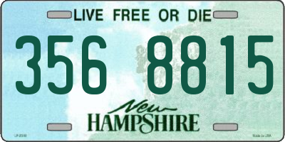 NH license plate 3568815