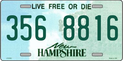 NH license plate 3568816