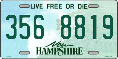 NH license plate 3568819