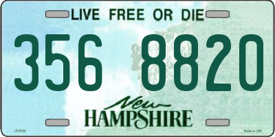 NH license plate 3568820