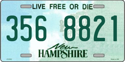 NH license plate 3568821