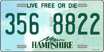 NH license plate 3568822