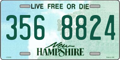 NH license plate 3568824