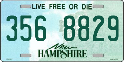 NH license plate 3568829