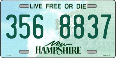 NH license plate 3568837