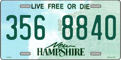 NH license plate 3568840