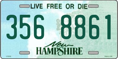 NH license plate 3568861