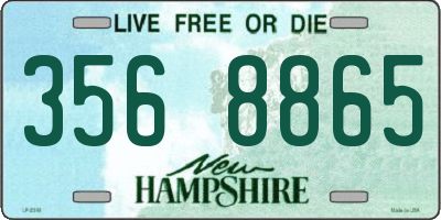 NH license plate 3568865