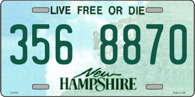 NH license plate 3568870