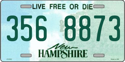 NH license plate 3568873