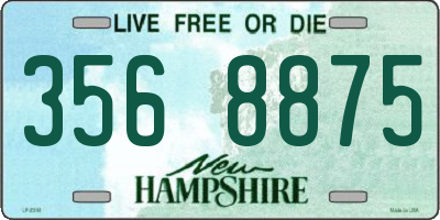 NH license plate 3568875