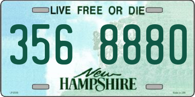 NH license plate 3568880