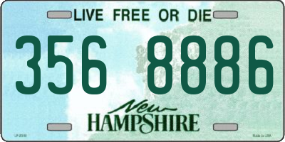 NH license plate 3568886
