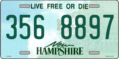 NH license plate 3568897
