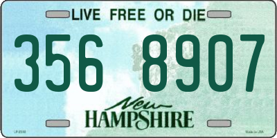 NH license plate 3568907