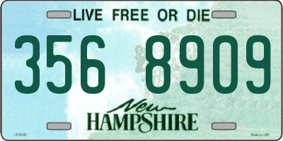NH license plate 3568909