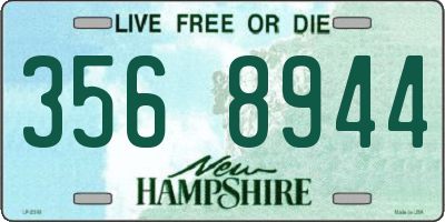 NH license plate 3568944