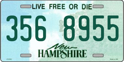 NH license plate 3568955