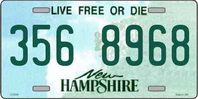 NH license plate 3568968