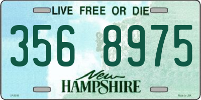 NH license plate 3568975