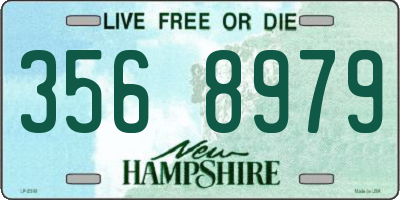 NH license plate 3568979