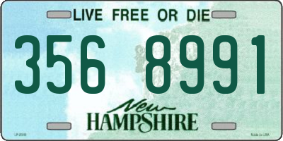 NH license plate 3568991