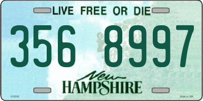 NH license plate 3568997