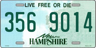 NH license plate 3569014