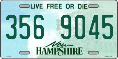 NH license plate 3569045