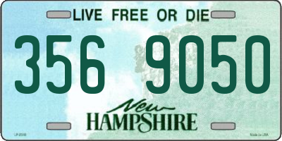 NH license plate 3569050