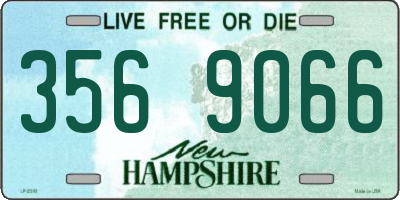 NH license plate 3569066