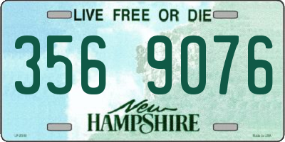 NH license plate 3569076