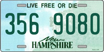 NH license plate 3569080