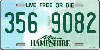 NH license plate 3569082