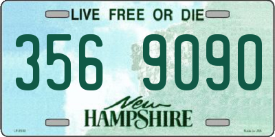 NH license plate 3569090