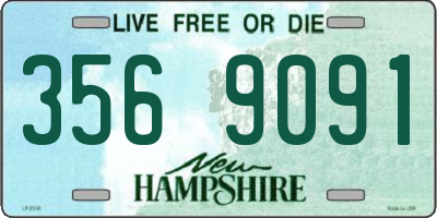 NH license plate 3569091