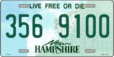 NH license plate 3569100